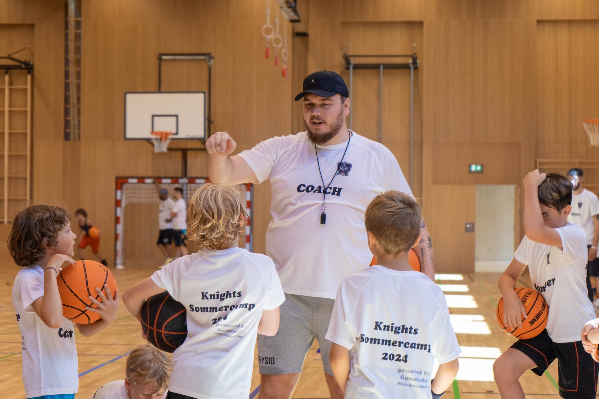 Kinder beim Sommercamp der Salzburg Knights